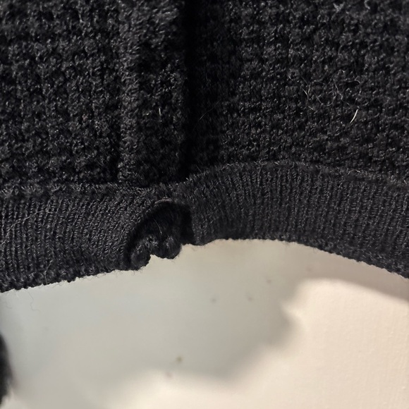 St. John Couture by Marie Gray Black Tweed Crop Sweater Jacket Cheetah Collar 2 - Picture 11 of 11